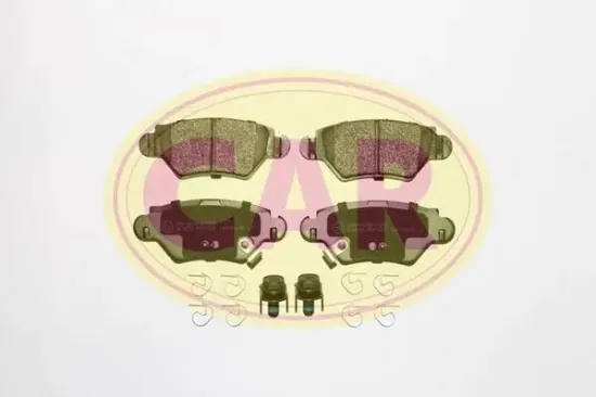 Bremsbelagsatz, Scheibenbremse Hinterachse CAR PNT7221 Bild Bremsbelagsatz, Scheibenbremse Hinterachse CAR PNT7221