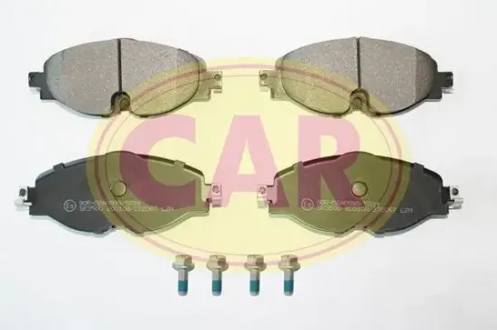 Bremsbelagsatz, Scheibenbremse Vorderachse CAR PNT7602 Bild Bremsbelagsatz, Scheibenbremse Vorderachse CAR PNT7602