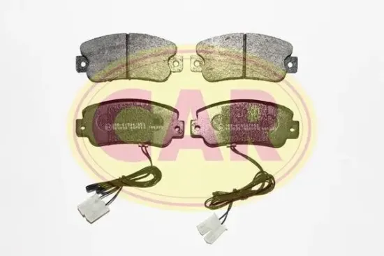Bremsbelagsatz, Scheibenbremse Vorderachse CAR PNT910 Bild Bremsbelagsatz, Scheibenbremse Vorderachse CAR PNT910