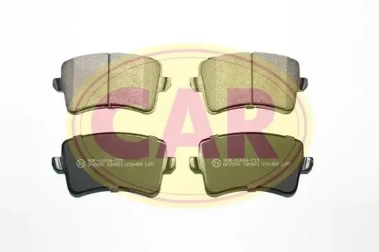 Bremsbelagsatz, Scheibenbremse Hinterachse CAR PNT9841 Bild Bremsbelagsatz, Scheibenbremse Hinterachse CAR PNT9841