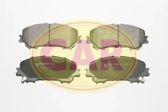 Bremsbelagsatz, Scheibenbremse Vorderachse CAR PNT5791 Bild Bremsbelagsatz, Scheibenbremse Vorderachse CAR PNT5791