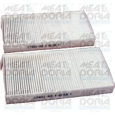 Filter, Innenraumluft MEAT & DORIA 17491-X2 Bild Filter, Innenraumluft MEAT & DORIA 17491-X2