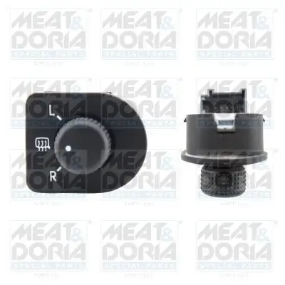 Schalter, Außenspiegelverstellung vorne links MEAT & DORIA 206028