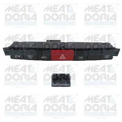 Warnblinkschalter MEAT & DORIA 206044