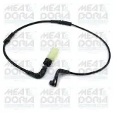 Warnkontakt, Bremsbelagverschleiß Hinterachse rechts Hinterachse links MEAT & DORIA 212018