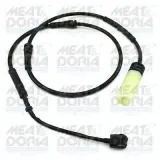 Warnkontakt, Bremsbelagverschleiß Vorderachse rechts Vorderachse links MEAT & DORIA 212087