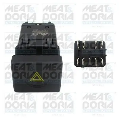 Warnblinkschalter MEAT & DORIA 23656