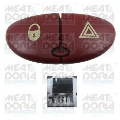 Warnblinkschalter MEAT & DORIA 23666 Bild Warnblinkschalter MEAT & DORIA 23666