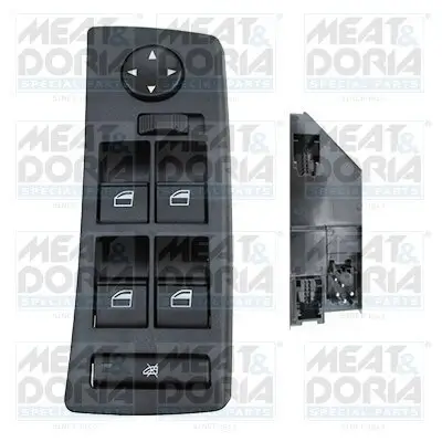 Schalter, Fensterheber vorne links MEAT & DORIA 26017 Bild Schalter, Fensterheber vorne links MEAT & DORIA 26017