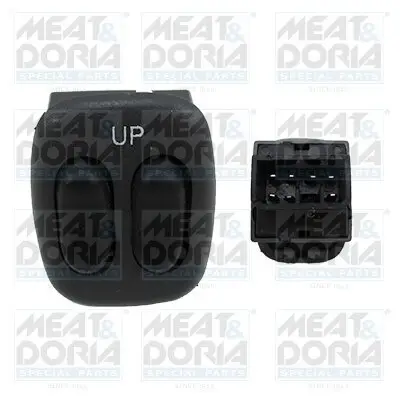 Schalter, Fensterheber vorne links MEAT & DORIA 26060 Bild Schalter, Fensterheber vorne links MEAT & DORIA 26060