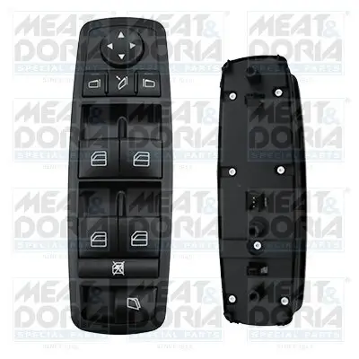 Schalter, Fensterheber vorne links MEAT & DORIA 26074 Bild Schalter, Fensterheber vorne links MEAT & DORIA 26074