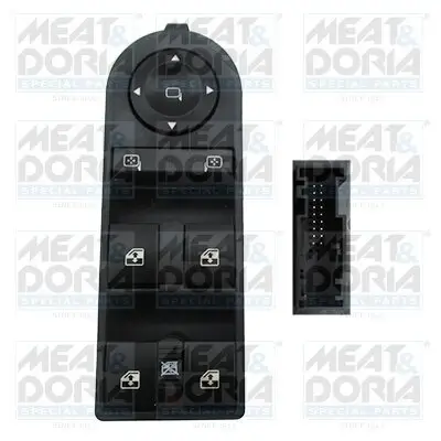 Schalter, Fensterheber vorne links MEAT & DORIA 26084 Bild Schalter, Fensterheber vorne links MEAT & DORIA 26084