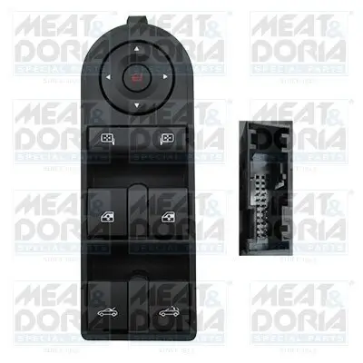Schalter, Fensterheber vorne links MEAT & DORIA 26086 Bild Schalter, Fensterheber vorne links MEAT & DORIA 26086