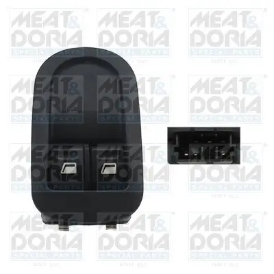 Schalter, Fensterheber vorne links MEAT & DORIA 26092