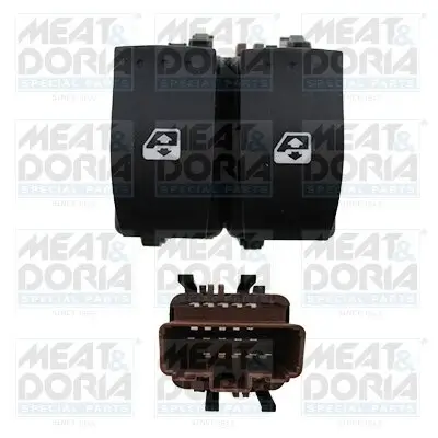 Schalter, Fensterheber vorne links MEAT & DORIA 26109 Bild Schalter, Fensterheber vorne links MEAT & DORIA 26109