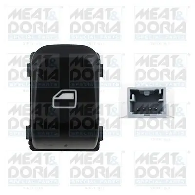 Schalter, Fensterheber hinten links MEAT & DORIA 26148