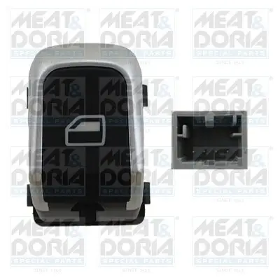 Schalter, Fensterheber hinten links MEAT & DORIA 26160