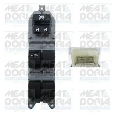 Schalter, Fensterheber vorne links MEAT & DORIA 26172