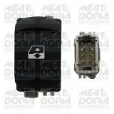 Schalter, Fensterheber 12 V vorne rechts MEAT & DORIA 26181