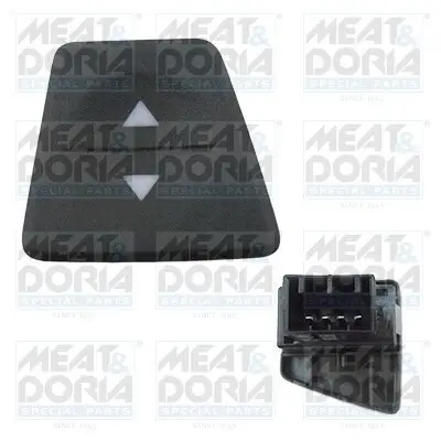 Schalter, Fensterheber vorne links MEAT & DORIA 26252