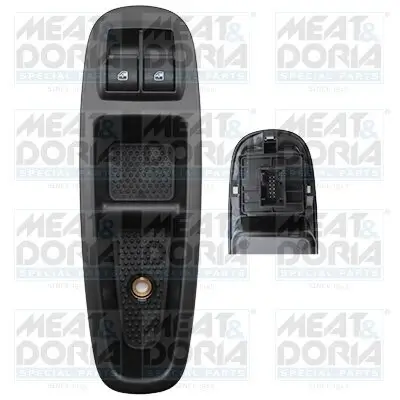 Schalter, Fensterheber vorne links MEAT & DORIA 26259