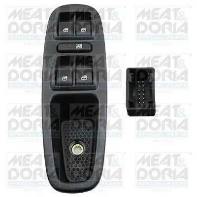 Schalter, Fensterheber vorne links MEAT & DORIA 26260