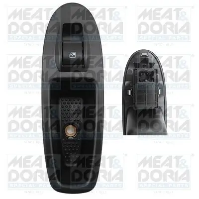 Schalter, Fensterheber hinten links hinten rechts MEAT & DORIA 26262