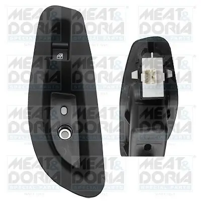 Schalter, Fensterheber hinten rechts MEAT & DORIA 26271