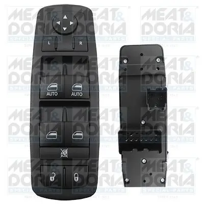 Schalter, Fensterheber vorne links MEAT & DORIA 26297 Bild Schalter, Fensterheber vorne links MEAT & DORIA 26297