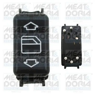 Schalter, Fensterheber vorne rechts MEAT & DORIA 26319