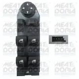 Schalter, Fensterheber vorne links MEAT & DORIA 26332