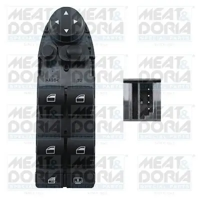 Schalter, Fensterheber vorne links MEAT & DORIA 26368 Bild Schalter, Fensterheber vorne links MEAT & DORIA 26368