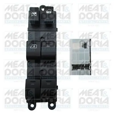 Schalter, Fensterheber vorne links MEAT & DORIA 26372 Bild Schalter, Fensterheber vorne links MEAT & DORIA 26372