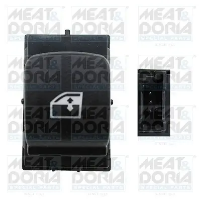 Schalter, Fensterheber hinten rechts hinten links vorne links MEAT & DORIA 26412