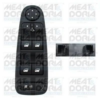 Schalter, Fensterheber vorne links MEAT & DORIA 26447