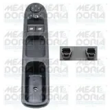 Schalter, Fensterheber 12 V vorne links MEAT & DORIA 26457