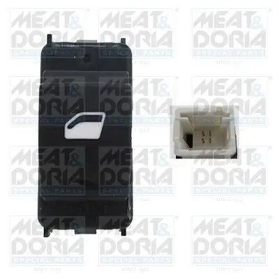 Schalter, Fensterheber 12 V hinten rechts MEAT & DORIA 26459 Bild Schalter, Fensterheber 12 V hinten rechts MEAT & DORIA 26459