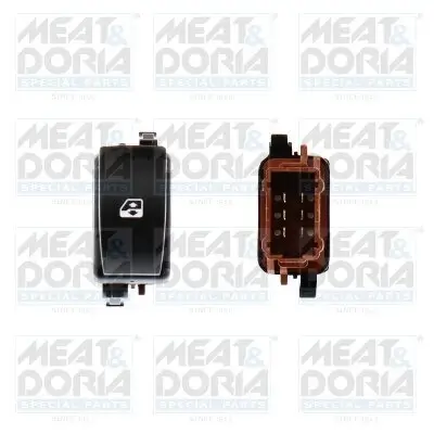 Schalter, Fensterheber 12 V vorne rechts MEAT & DORIA 26461 Bild Schalter, Fensterheber 12 V vorne rechts MEAT & DORIA 26461