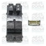 Schalter, Fensterheber 12 V vorne links MEAT & DORIA 26474