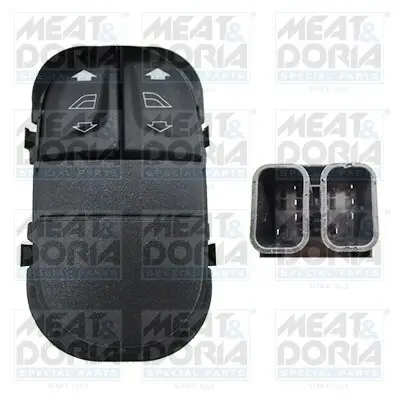Schalter, Fensterheber 12 V vorne links MEAT & DORIA 26476 Bild Schalter, Fensterheber 12 V vorne links MEAT & DORIA 26476