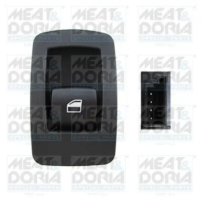 Schalter, Fensterheber 12 V vorne rechts MEAT & DORIA 26491
