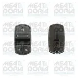 Schalter, Fensterheber 12 V vorne links MEAT & DORIA 26499