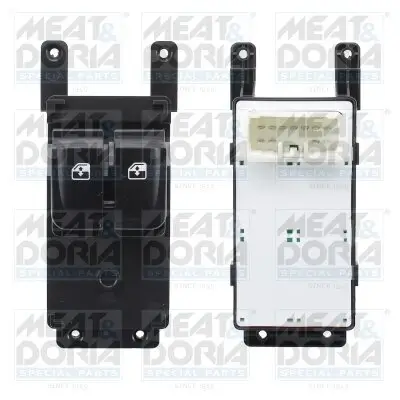 Schalter, Fensterheber 12 V vorne links MEAT & DORIA 26502