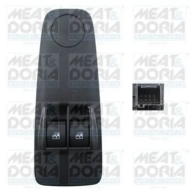 Schalter, Fensterheber vorne links MEAT & DORIA 26519 Bild Schalter, Fensterheber vorne links MEAT & DORIA 26519
