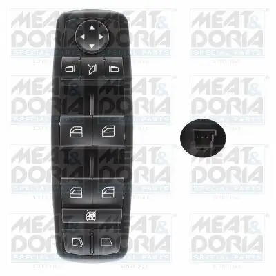 Schalter, Fensterheber vorne links MEAT & DORIA 26612 Bild Schalter, Fensterheber vorne links MEAT & DORIA 26612
