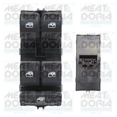 Schalter, Fensterheber vorne links MEAT & DORIA 26643