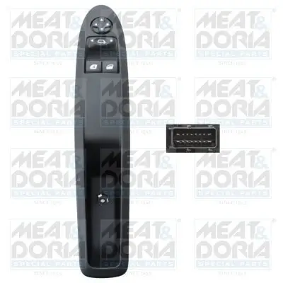 Schalter, Fensterheber vorne links MEAT & DORIA 26651