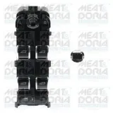 Schalter, Fensterheber 12 V vorne links MEAT & DORIA 26660