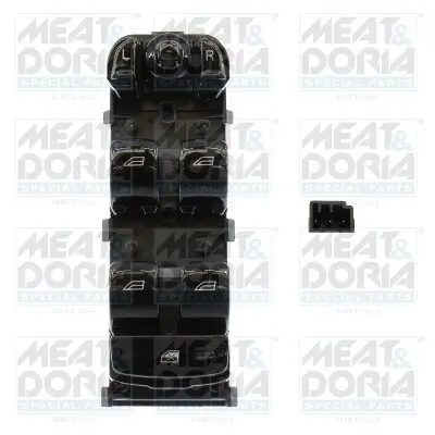 Schalter, Fensterheber vorne links MEAT & DORIA 26662
