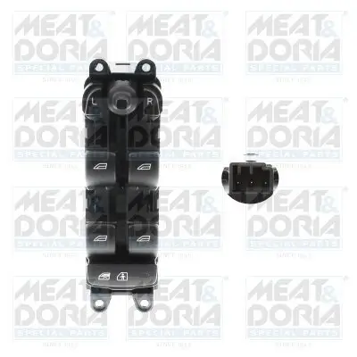 Schalter, Fensterheber vorne links MEAT & DORIA 26664 Bild Schalter, Fensterheber vorne links MEAT & DORIA 26664